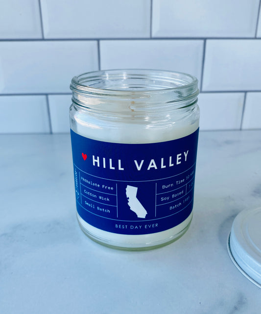 Hill Valley, CA Candle