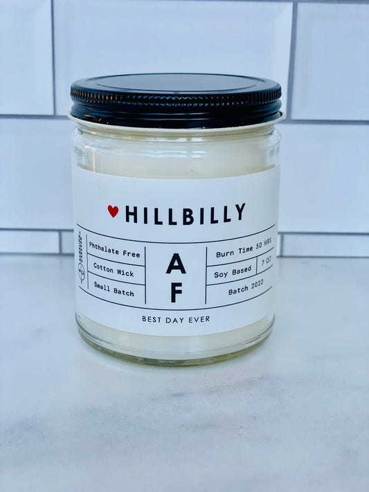 Hillbilly AF Candle