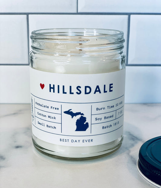 Hillsdale, MI Candle