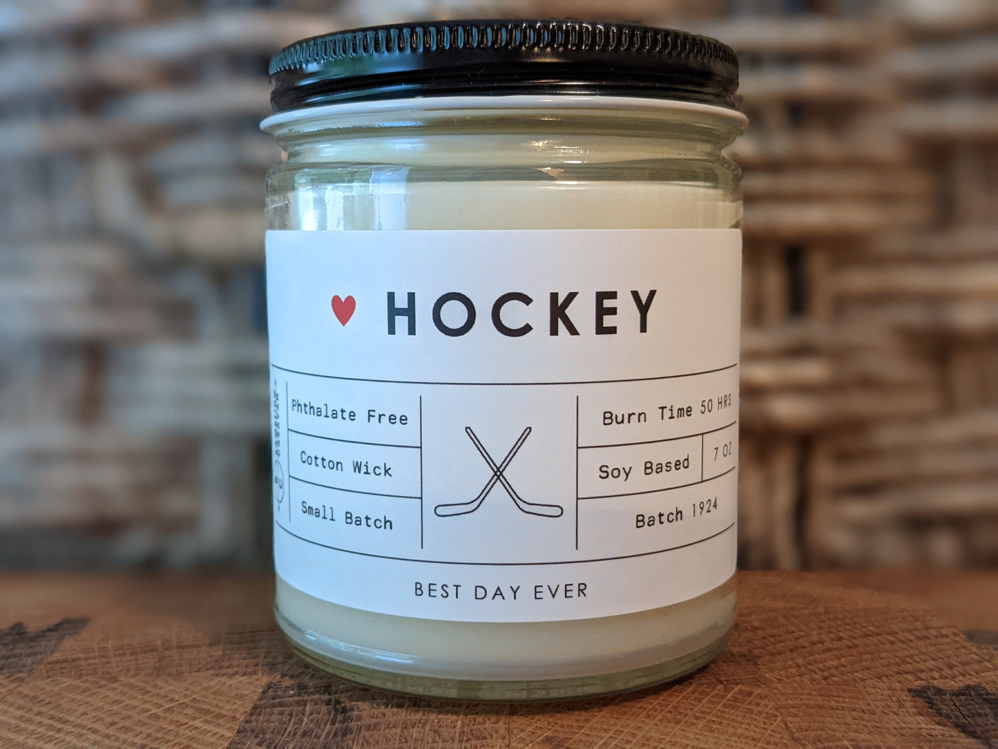 Hockey Candle