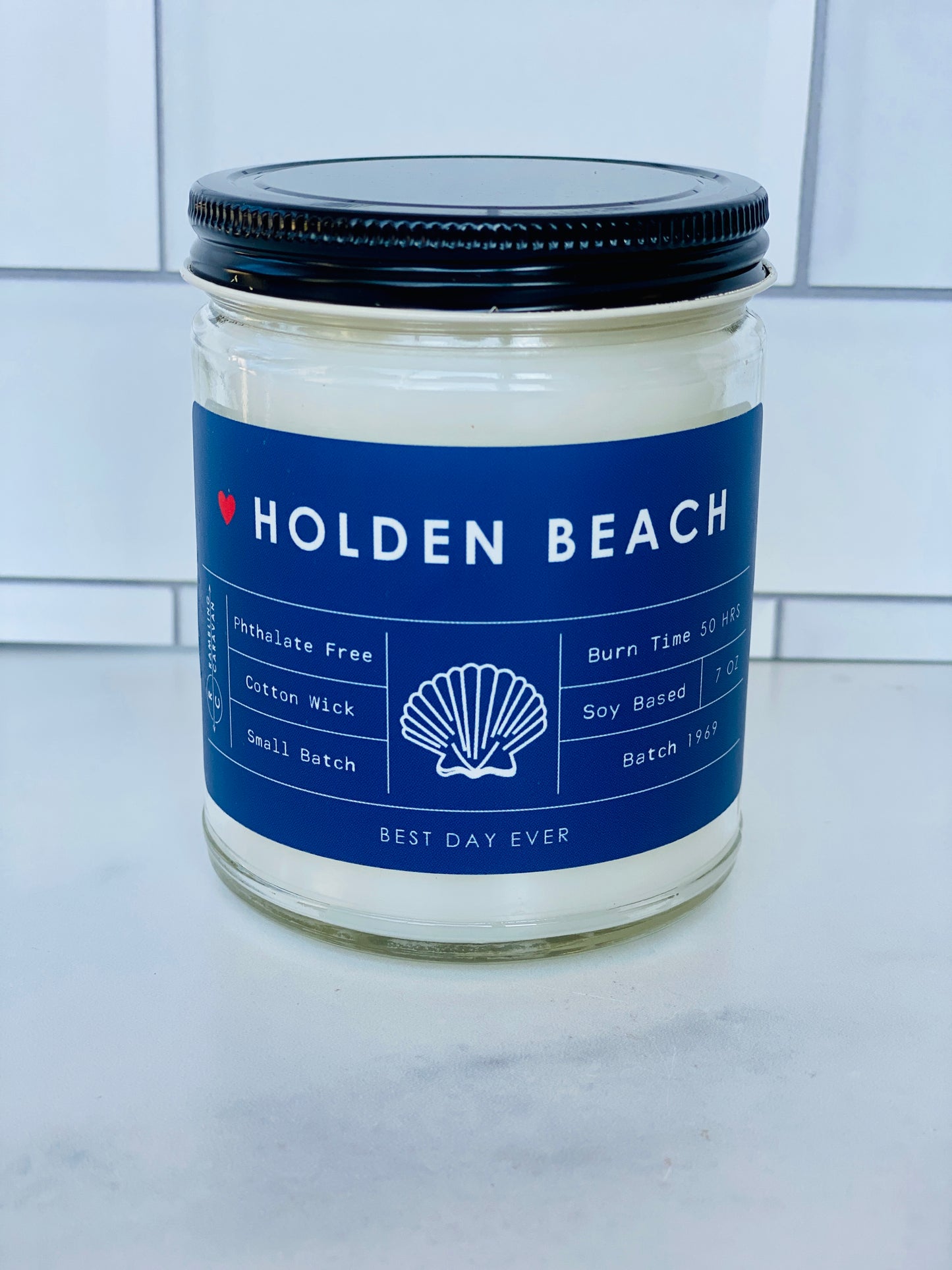 Holden Beach, NC Candle