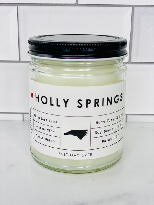 Holly Springs, NC Candle