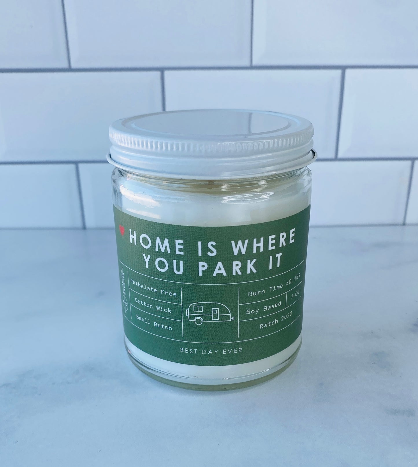 Home Is Where You Park It Candle