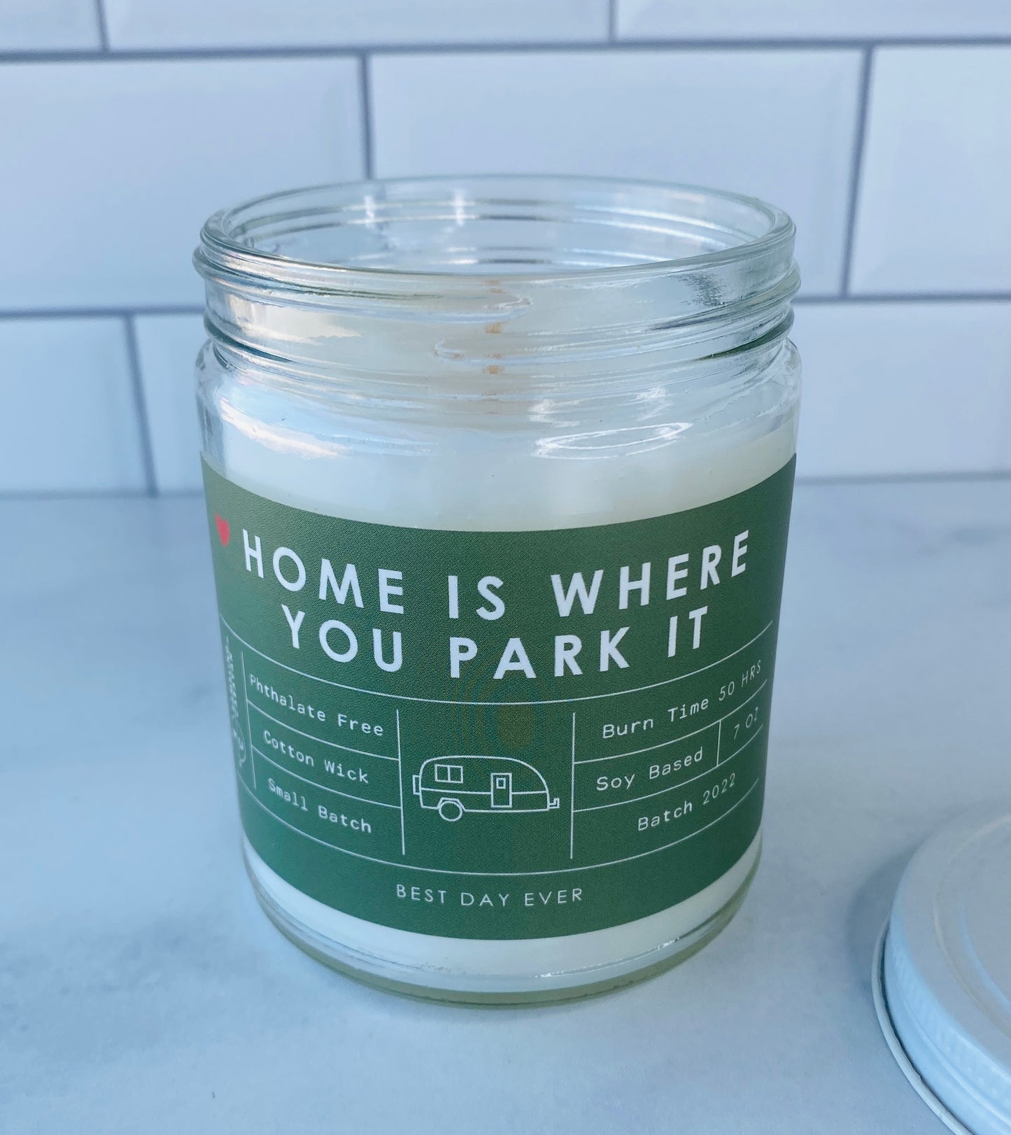 Home Is Where You Park It Candle