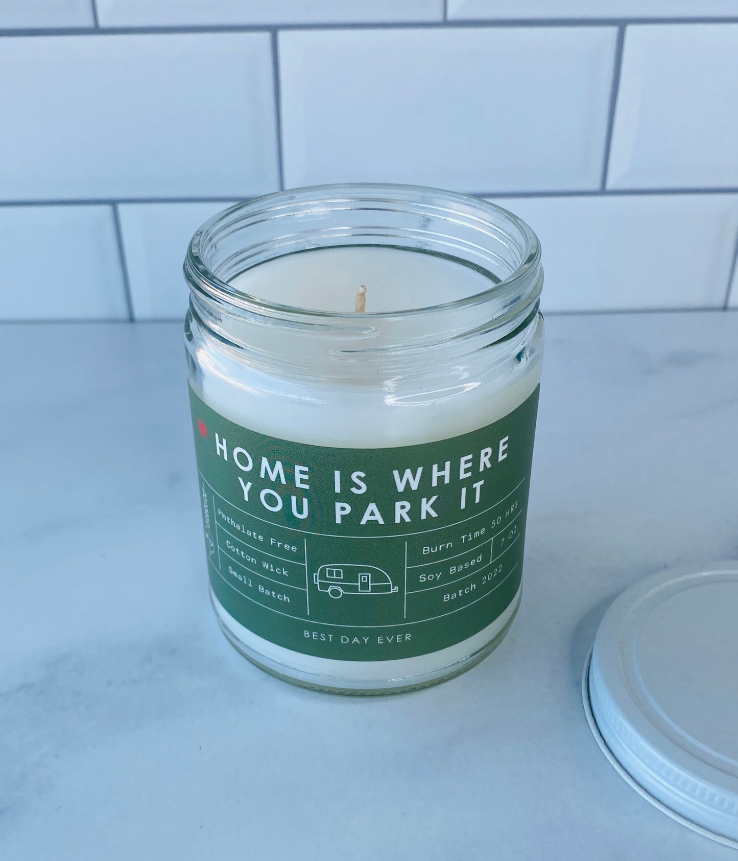 Home Is Where You Park It Candle