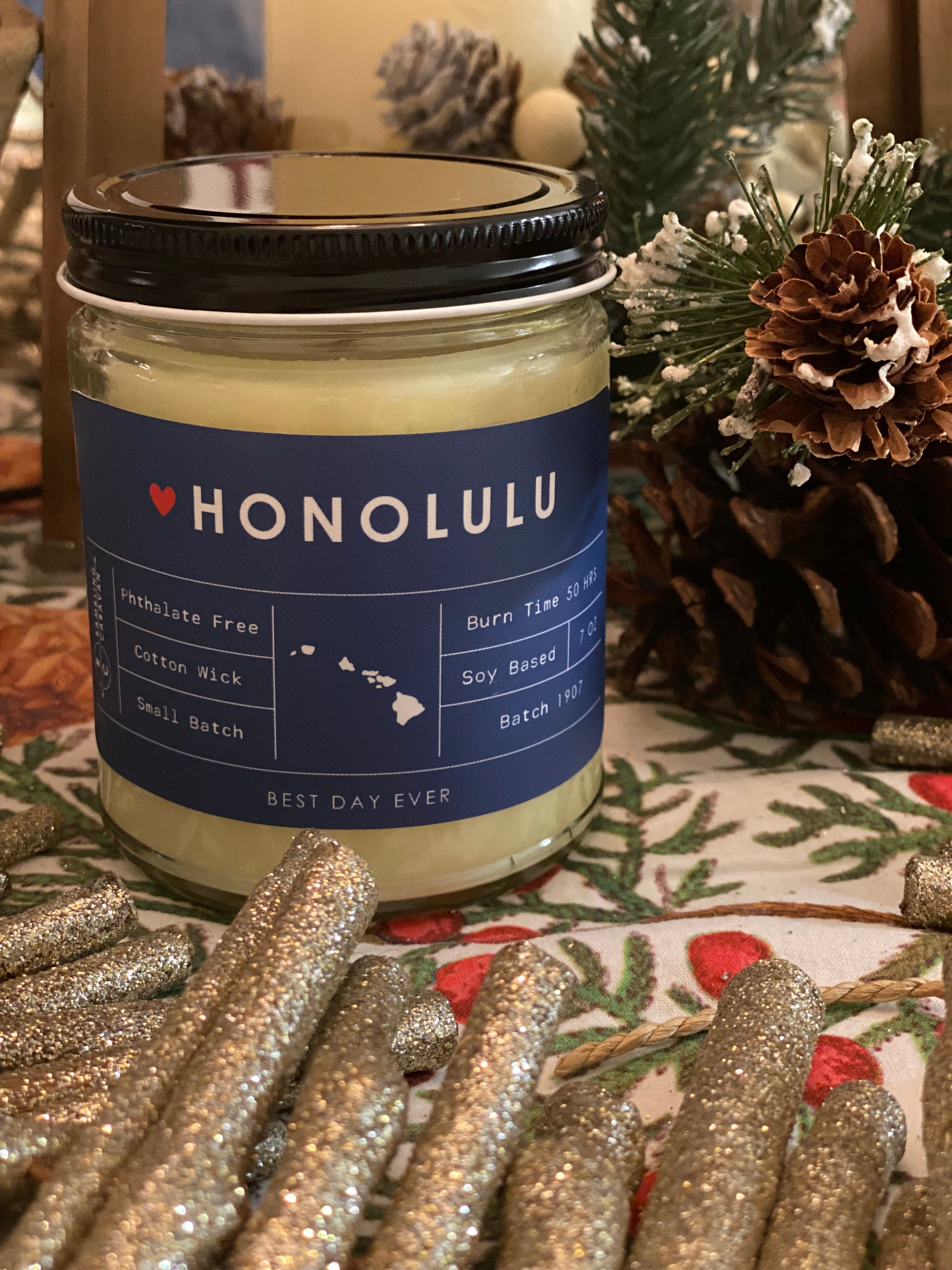 Honolulu, HI Candle