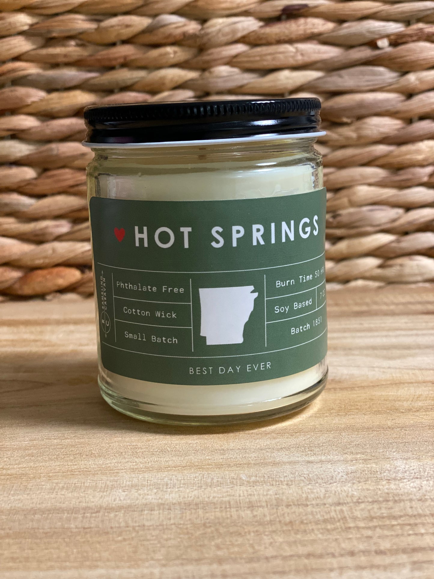 Hot Springs, AR Candle