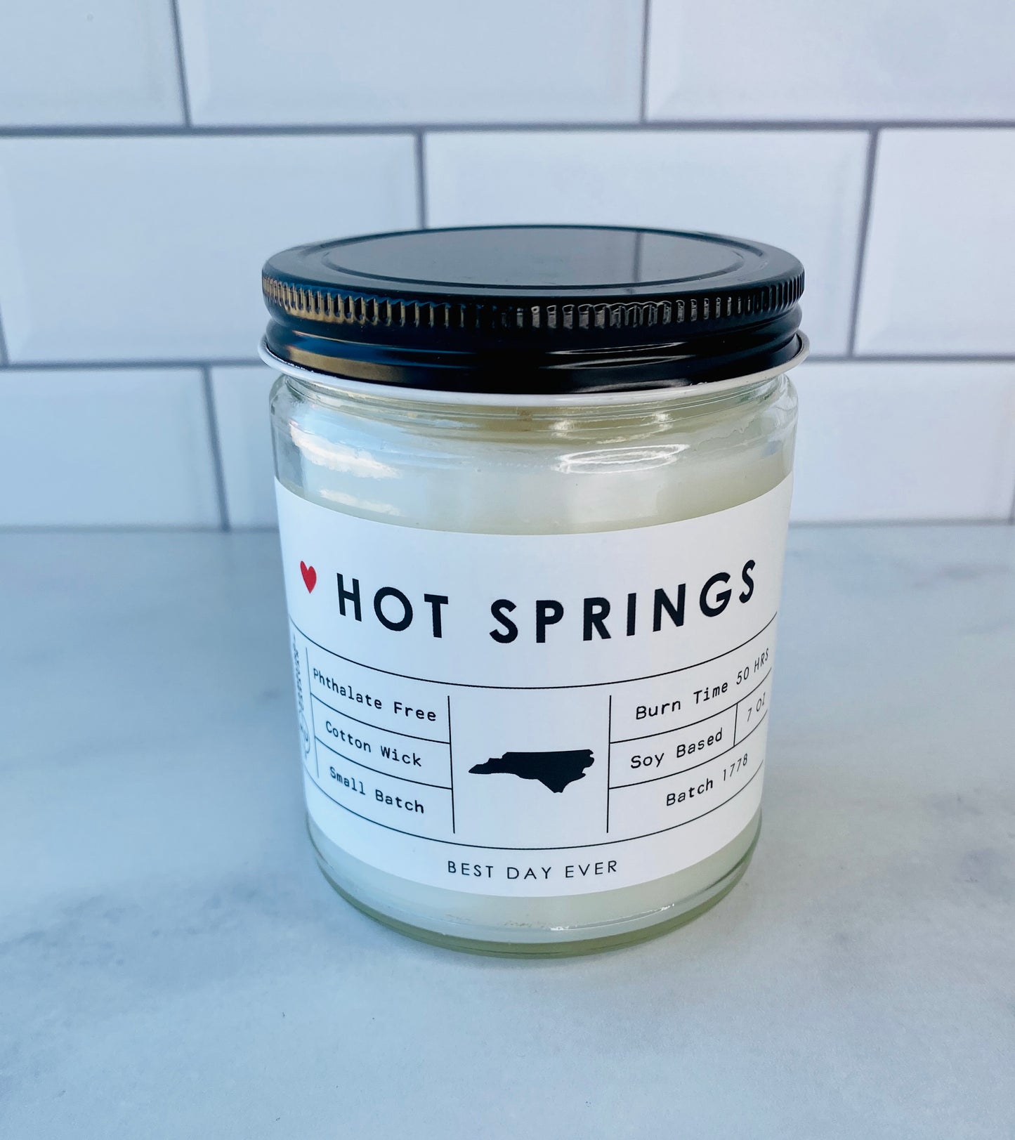 Hot Springs, NC Candle