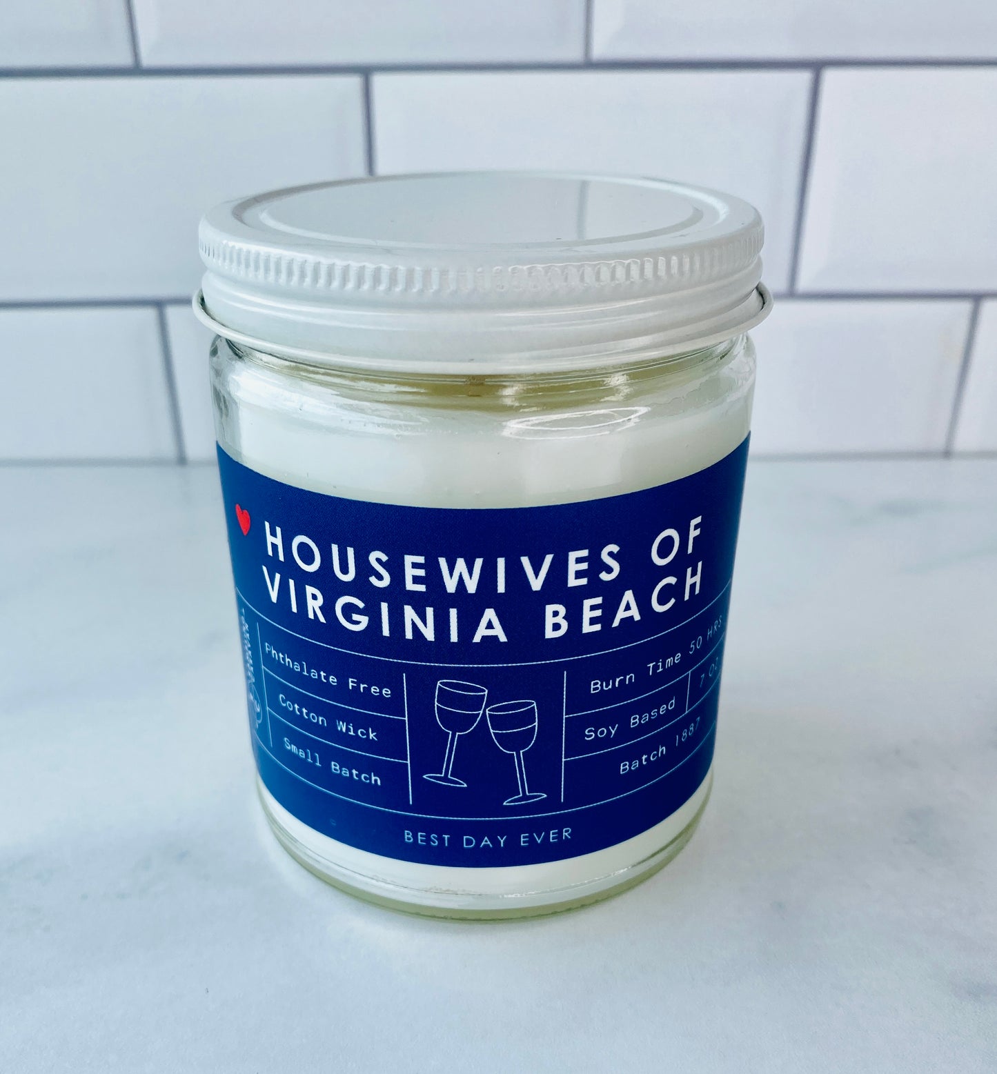 Housewives of Virginia Beach, VA Candle