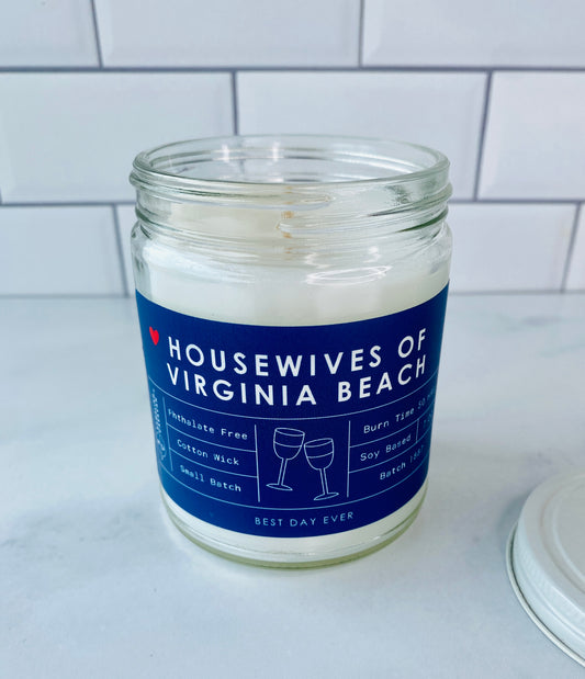 Housewives of Virginia Beach, VA Candle