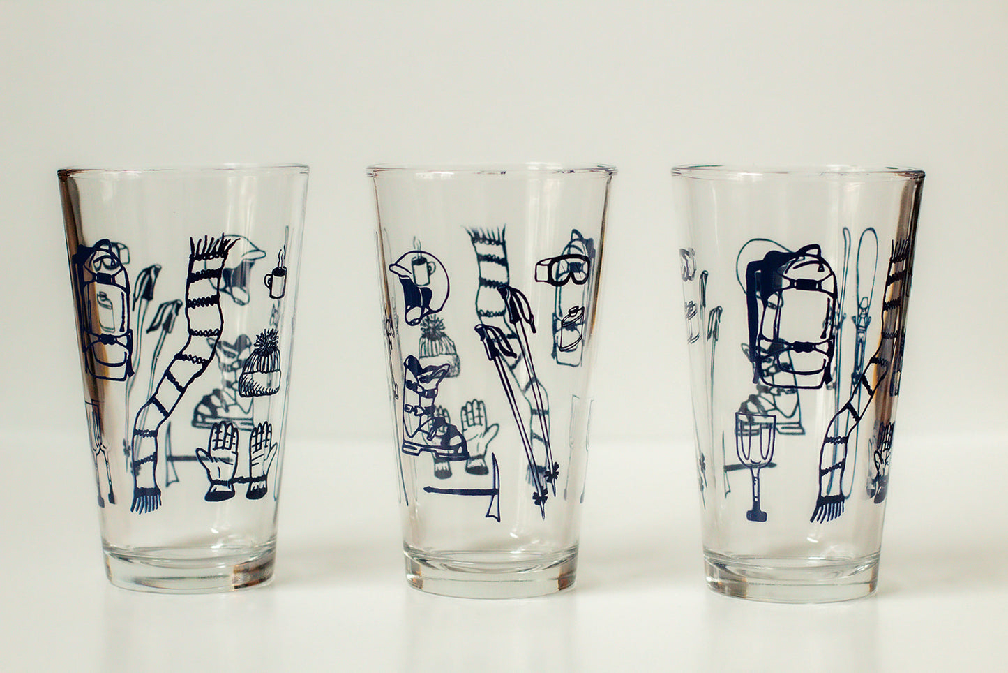 Ski Tools Pint Glass - Beer Glass