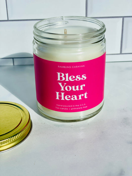 Bless Your Heart Candle