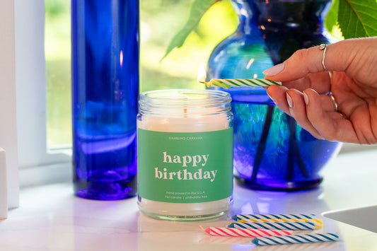 happy birthday (modern) Candle