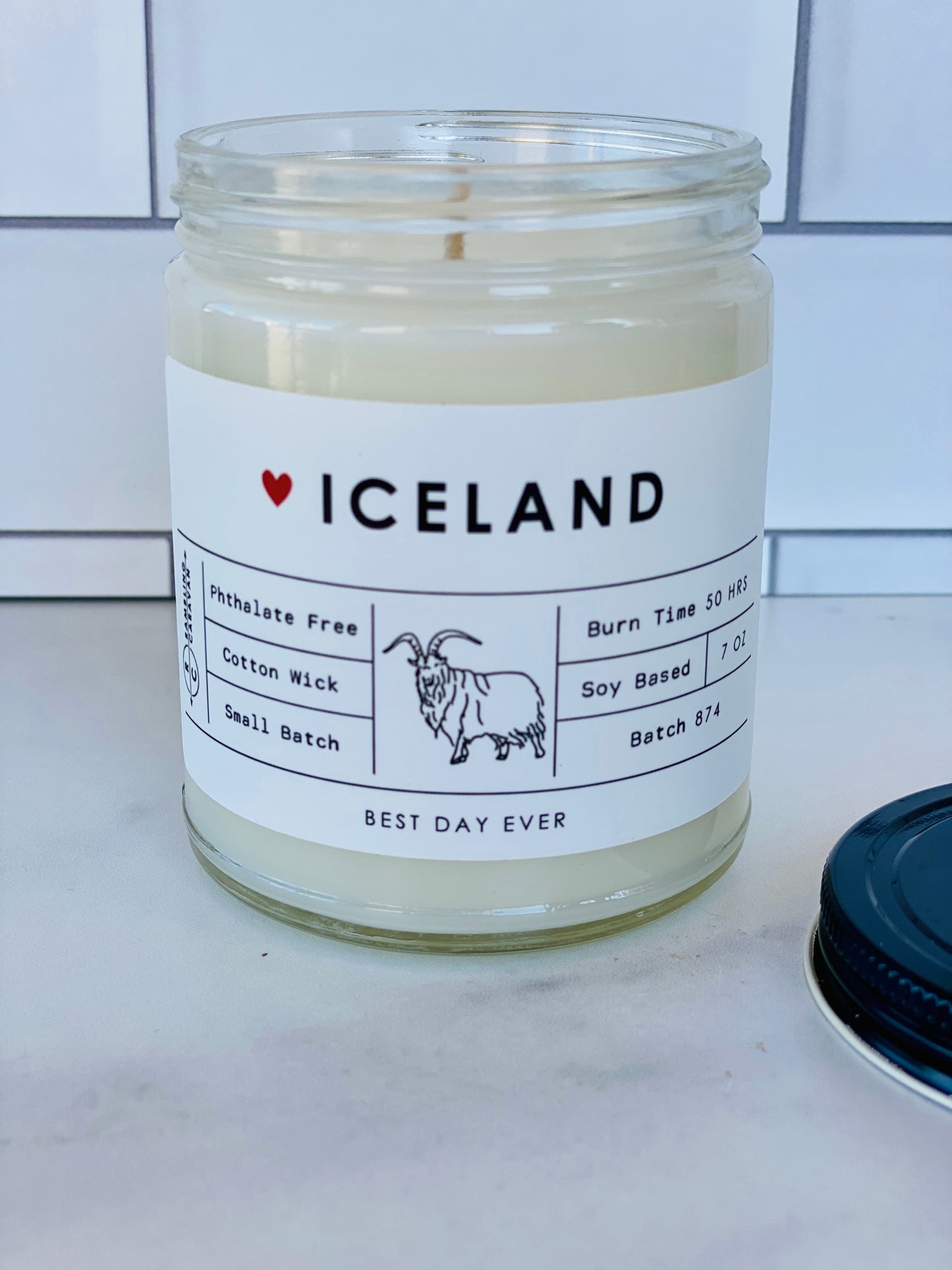 Iceland Candle