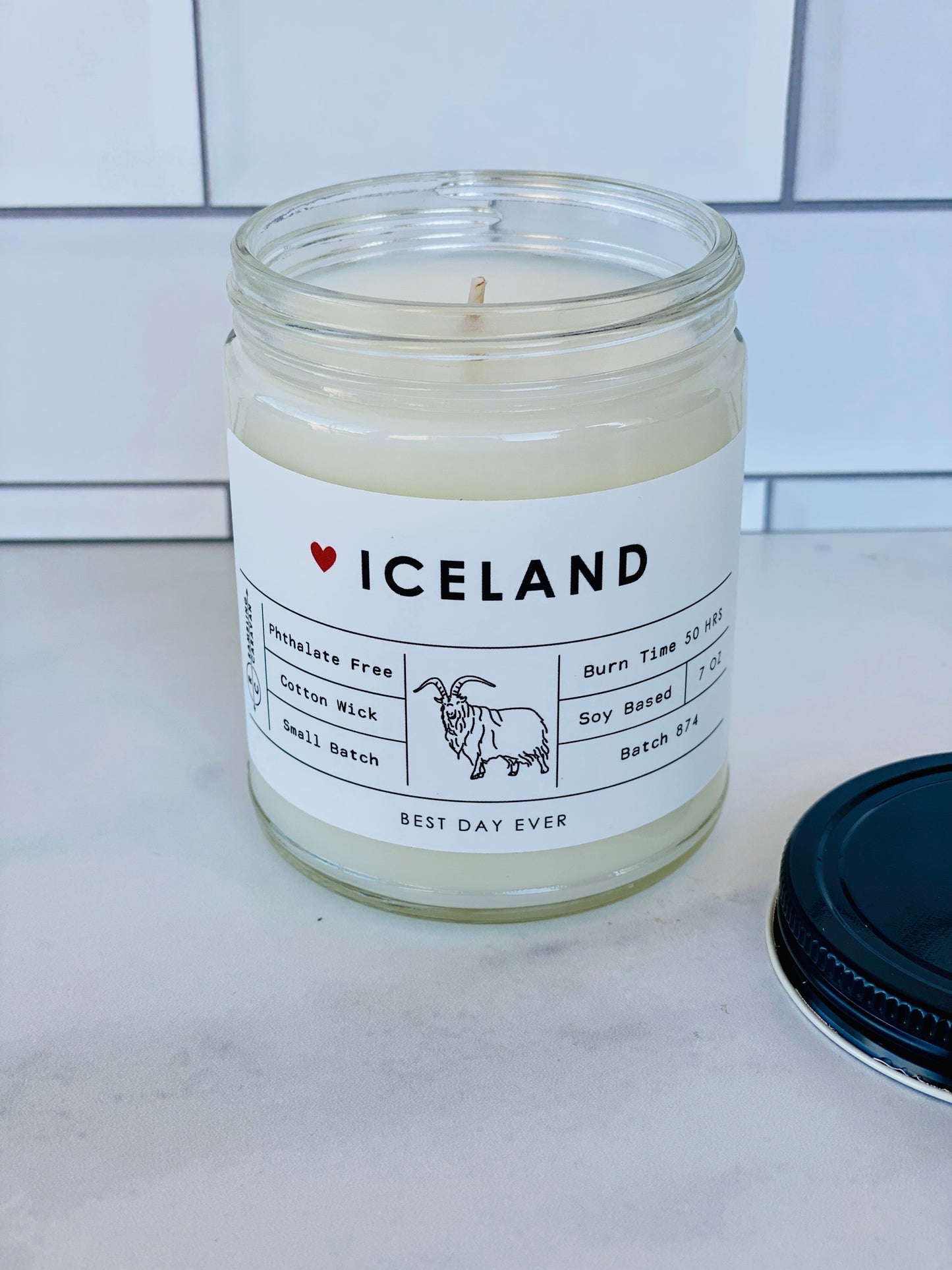 Iceland Candle