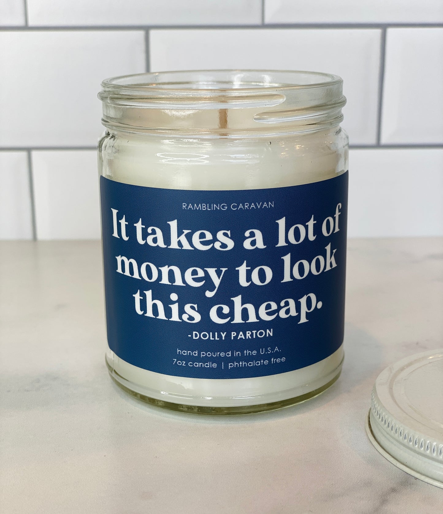It takes a lot of money to look this cheap Candle