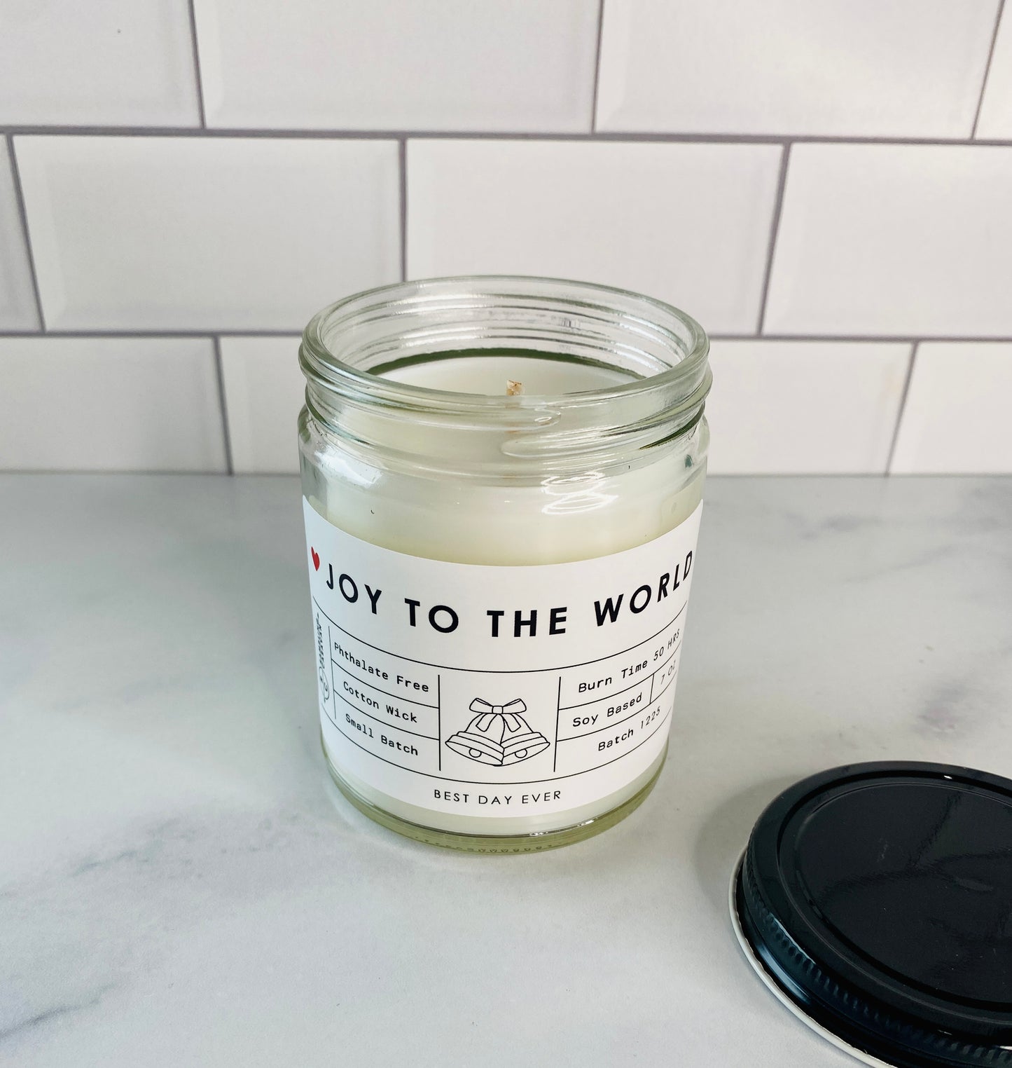 Joy To The World Candle