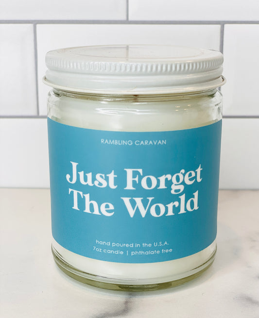 Just Forget The World Candle