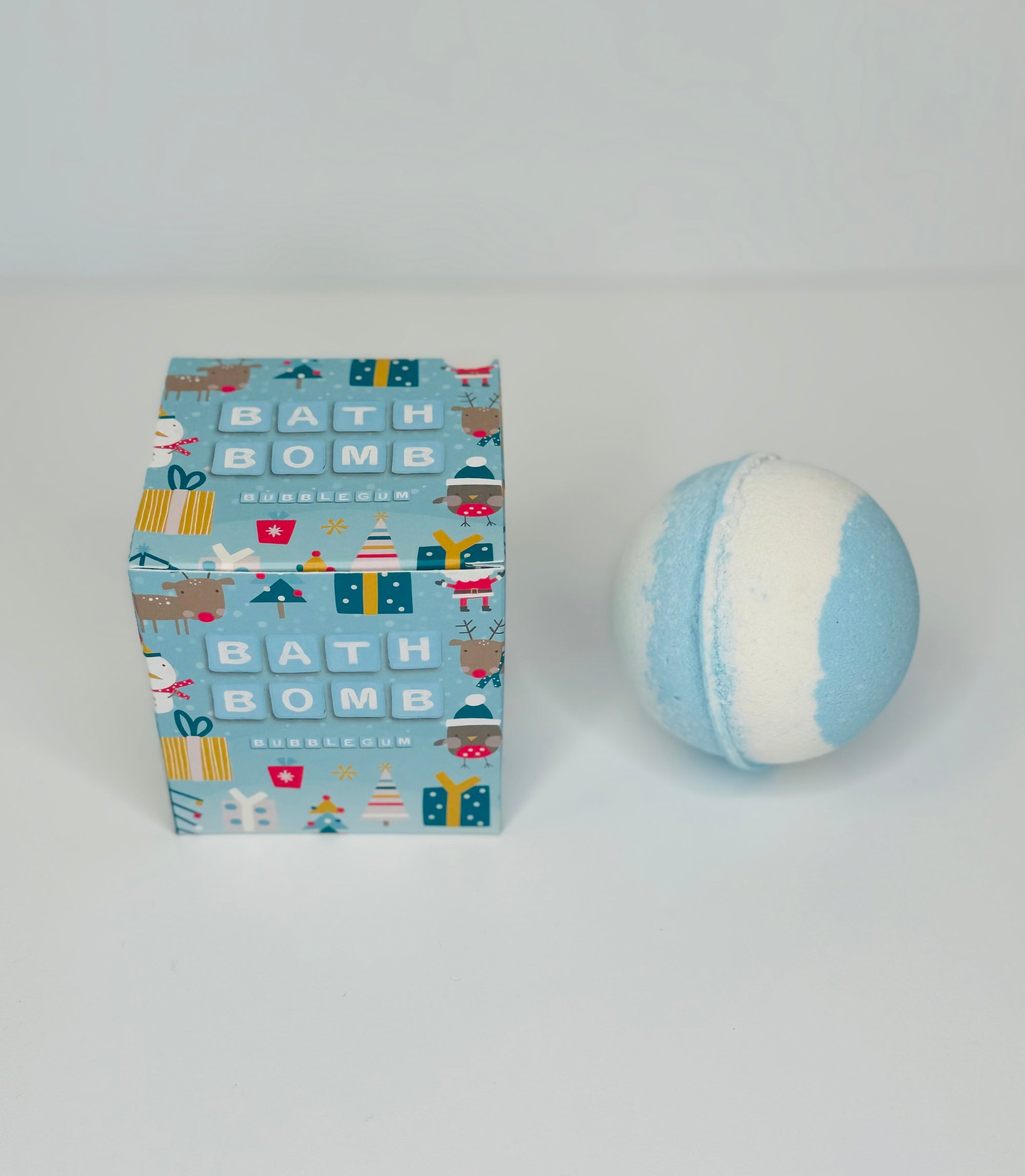 Bath Bombs for Kids - Bubblegum - Winter &amp; Christmas