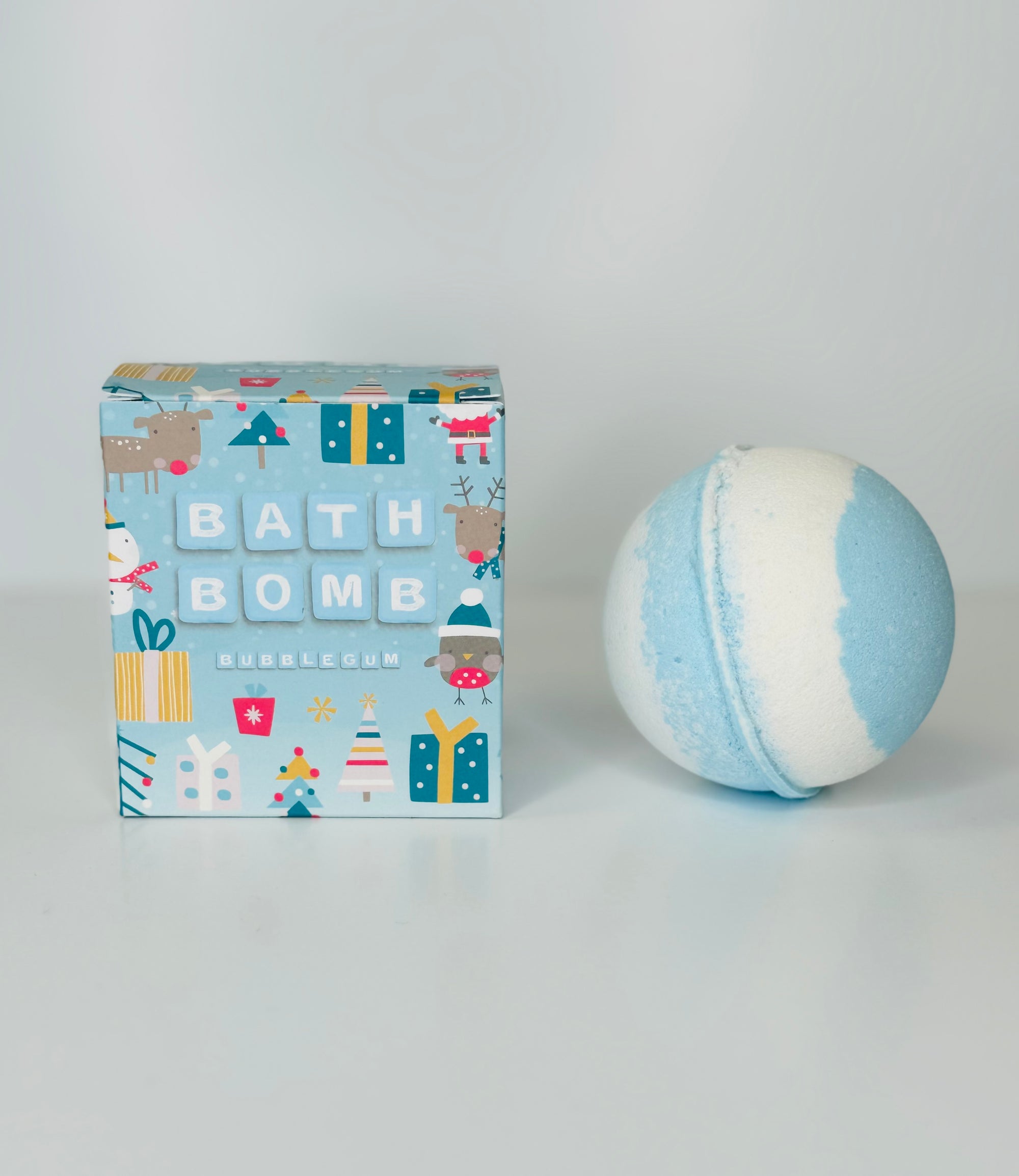 Bath Bombs for Kids - Bubblegum - Winter &amp; Christmas