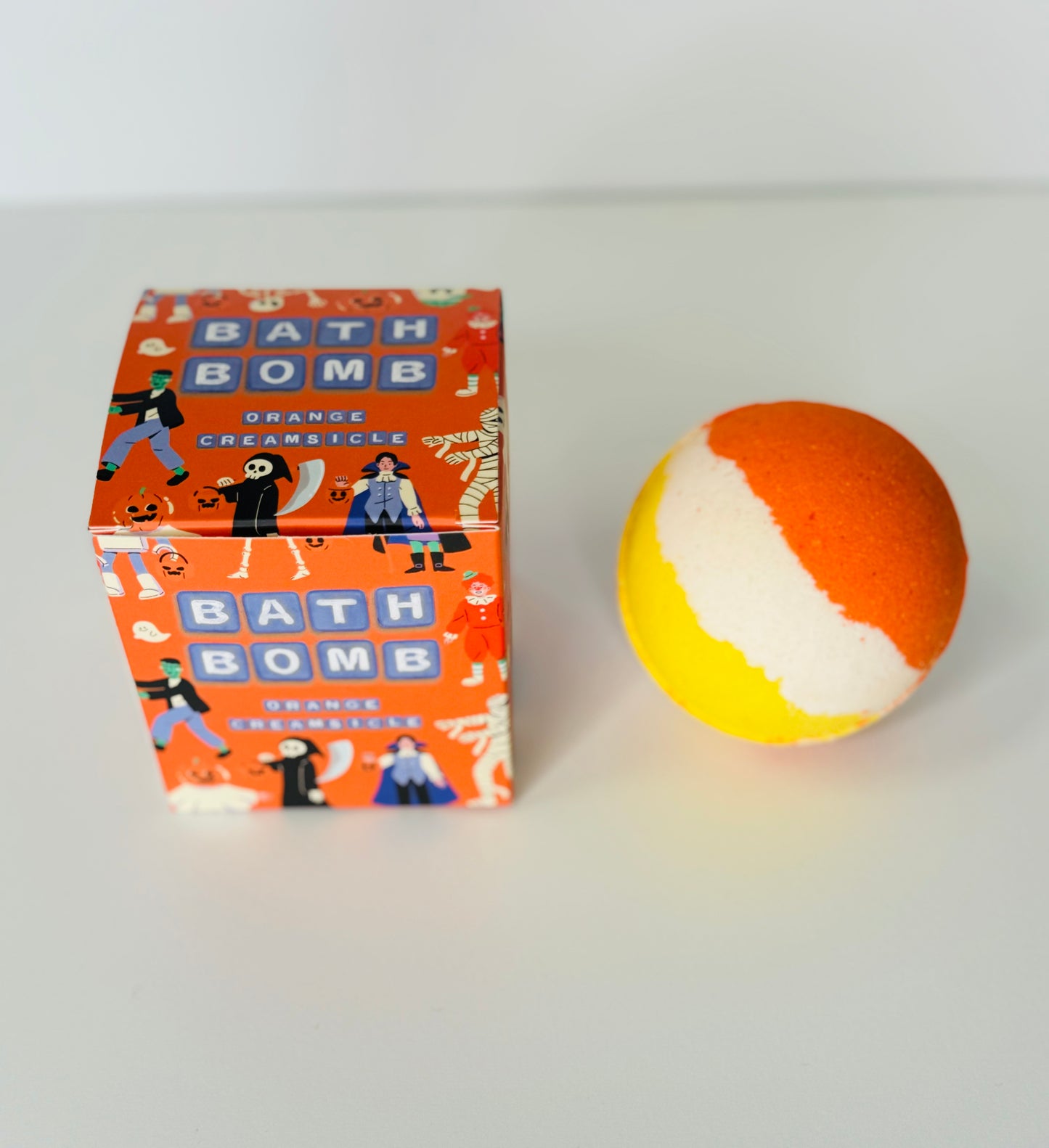 Bath Bombs for Kids - Orange Creamsicle - Halloween