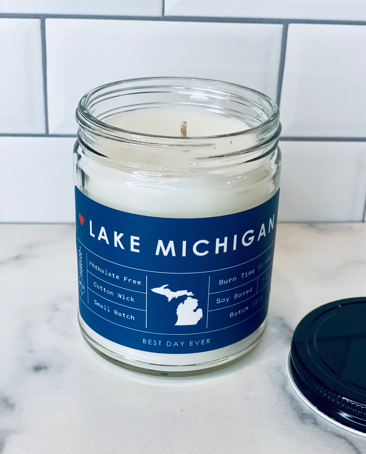 Lake Michigan Candle