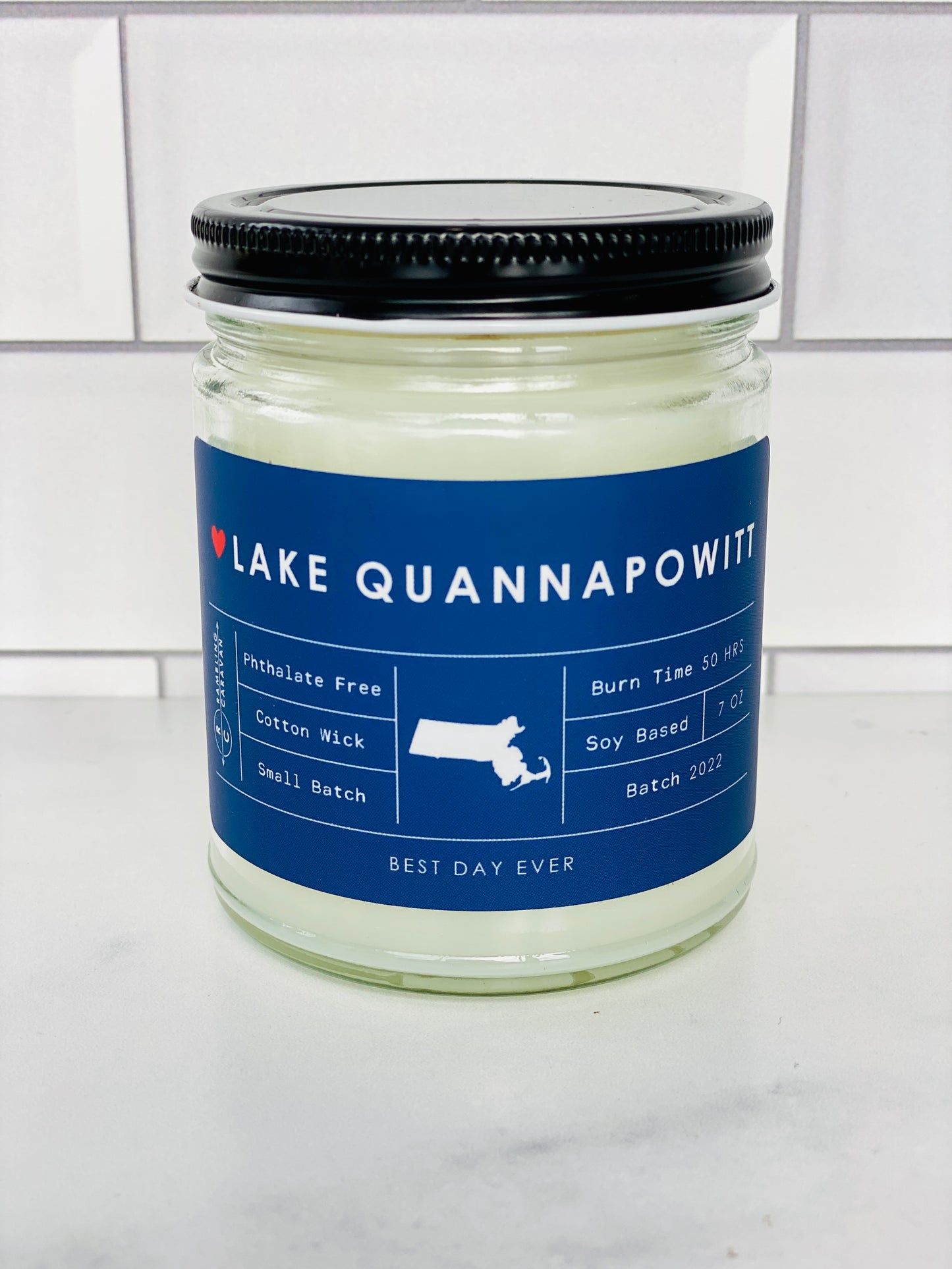 Lake Quannapowitt, MA Candle
