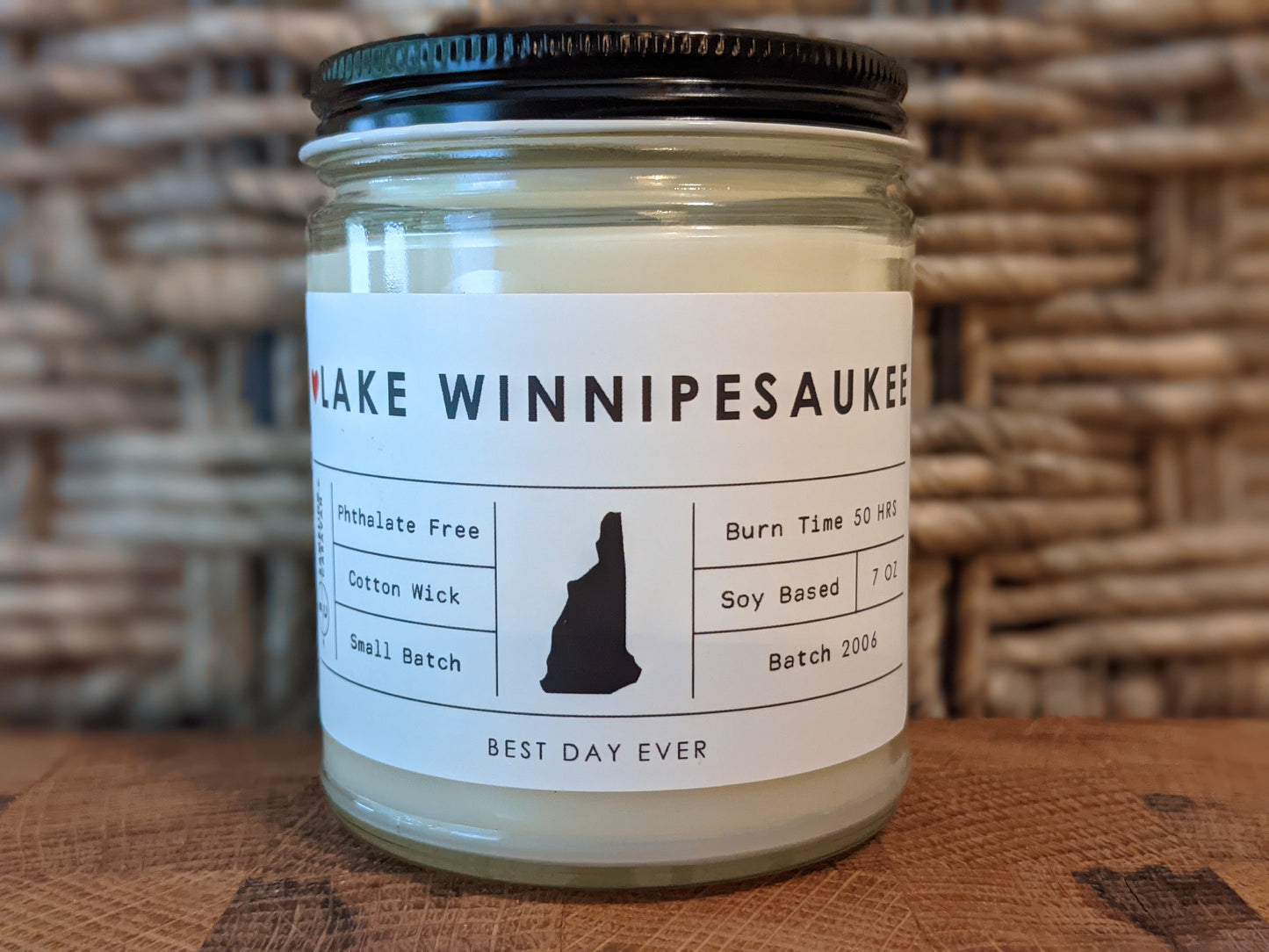 Lake Winnipesaukee, NH Candle