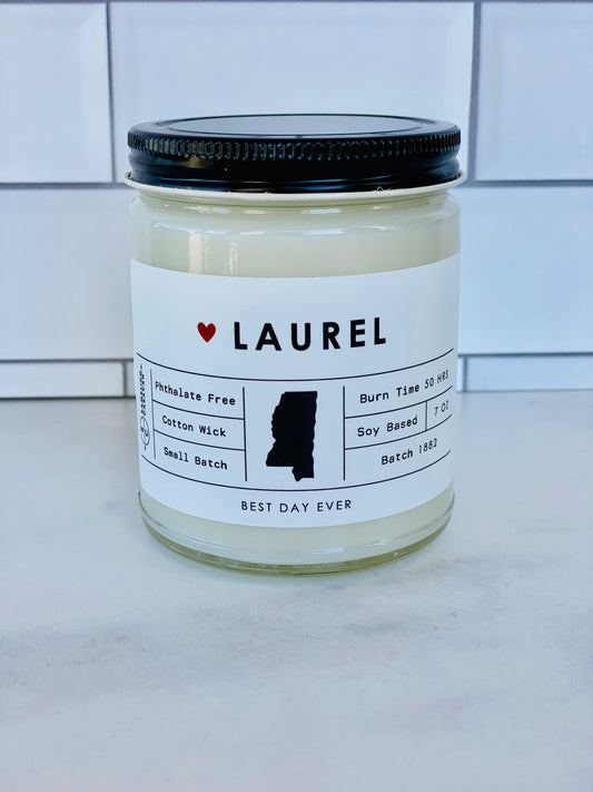 Laurel, MS Candle