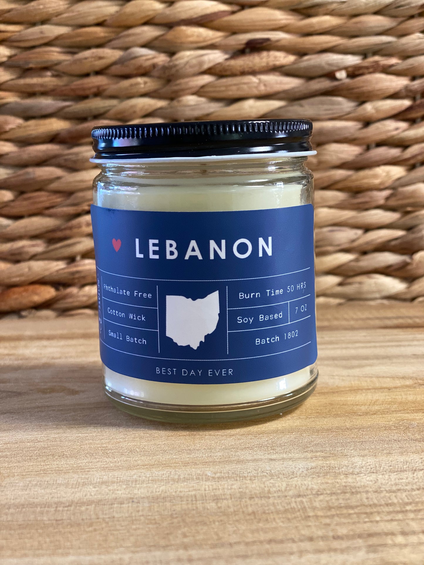 Lebanon, OH Candle