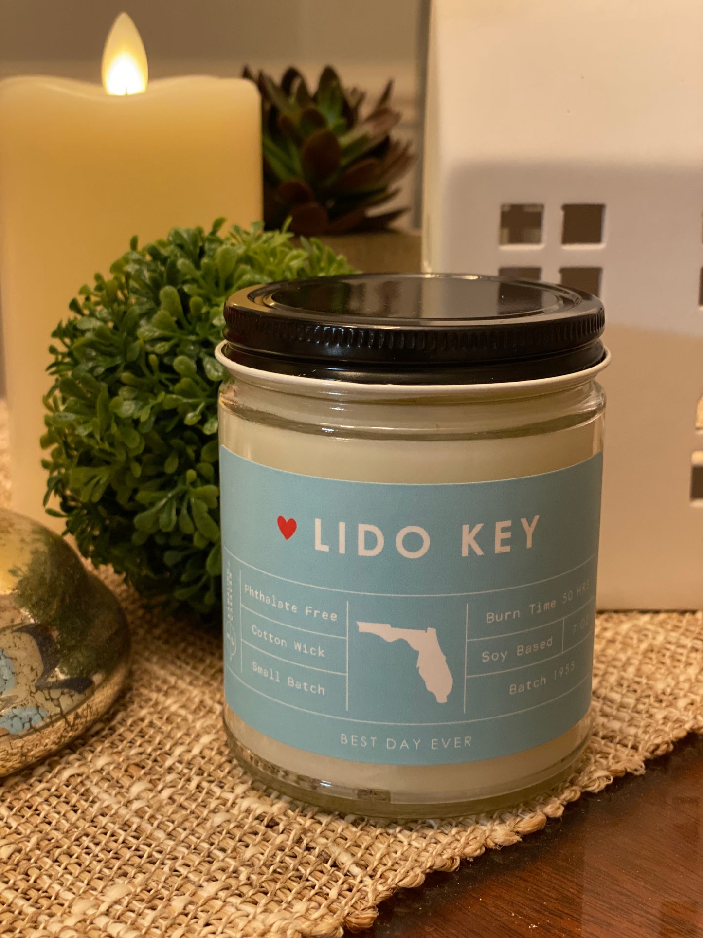 Lido Key, FL Candle