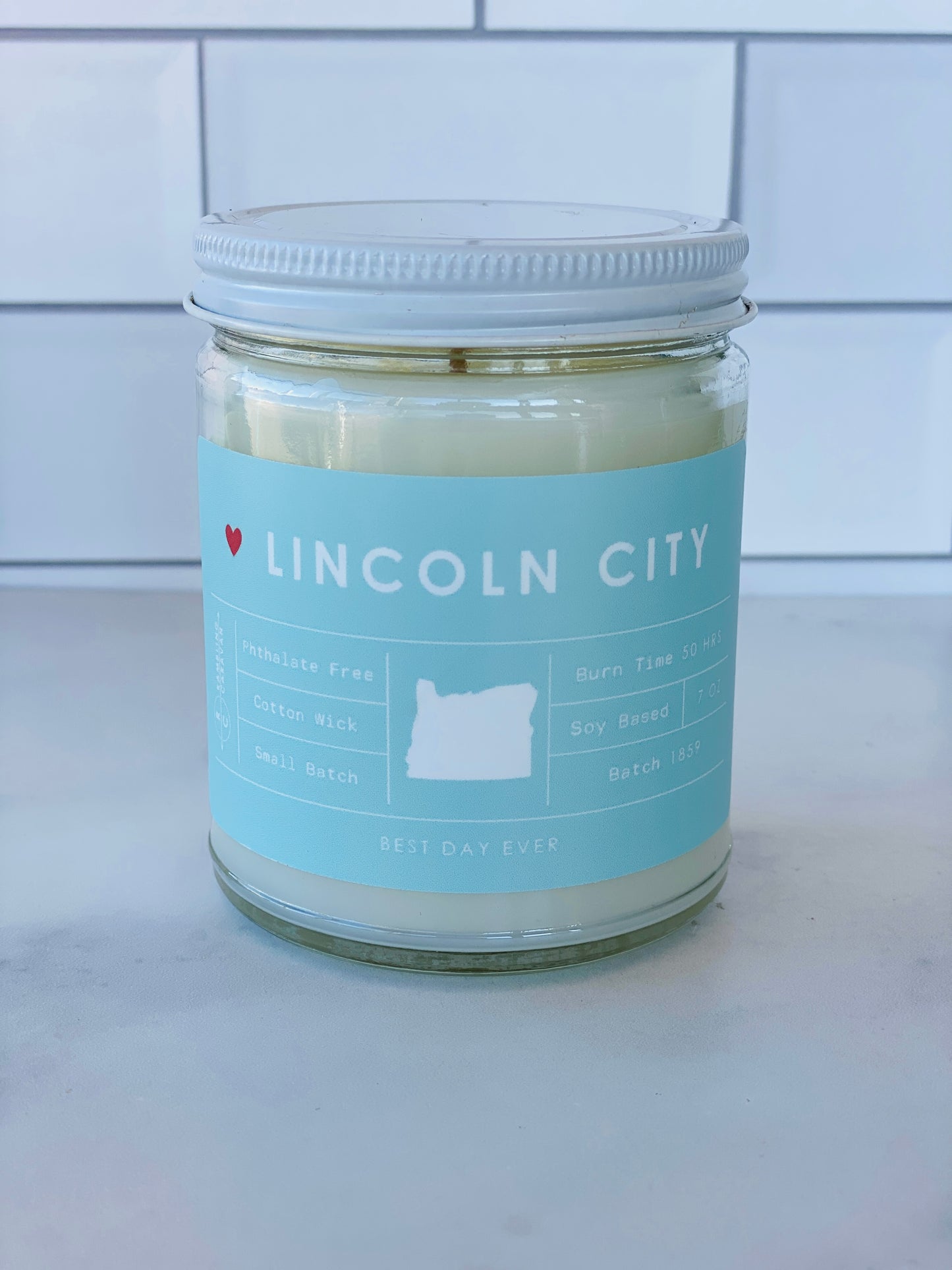 Lincoln City, OR Candle