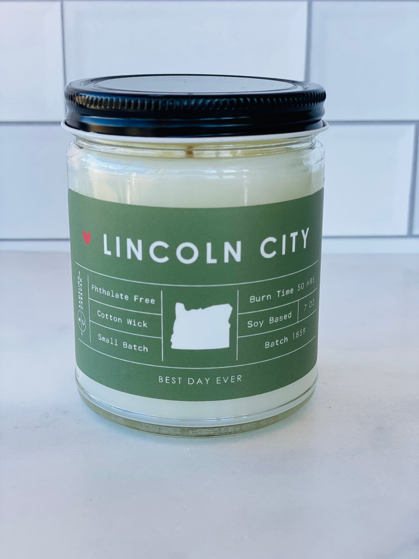 Lincoln City, OR Candle