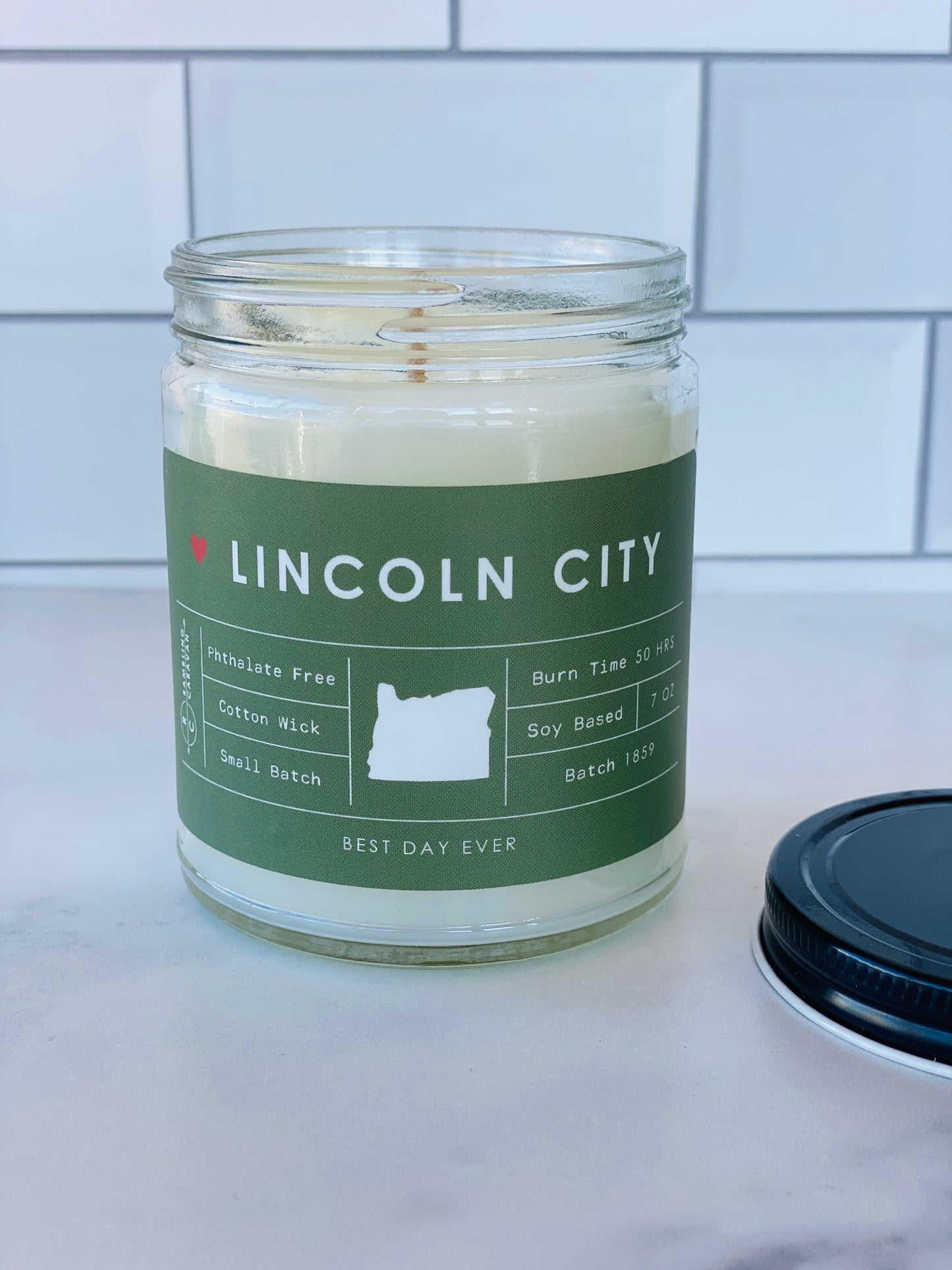 Lincoln City, OR Candle