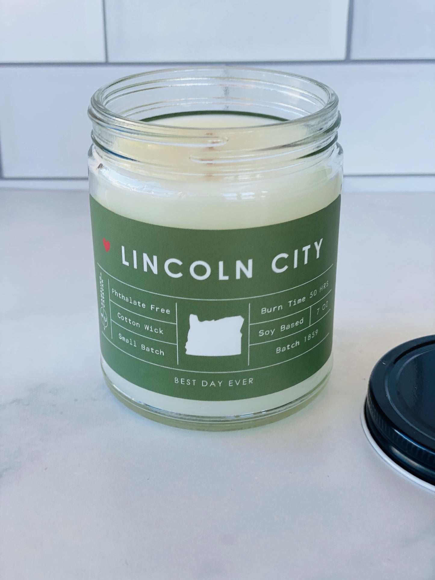 Lincoln City, OR Candle