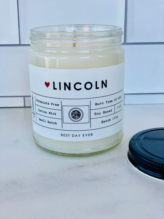 Lincoln, NE Candle