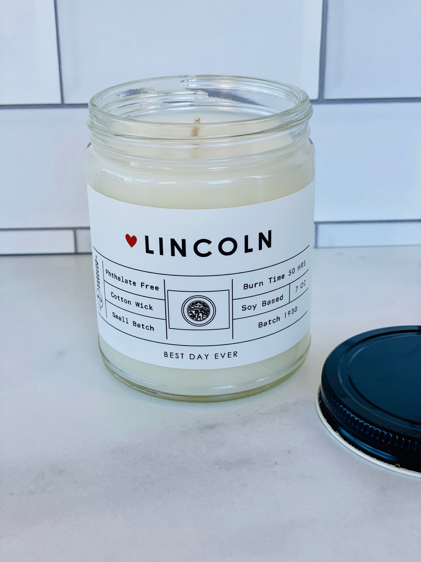 Lincoln, NE Candle