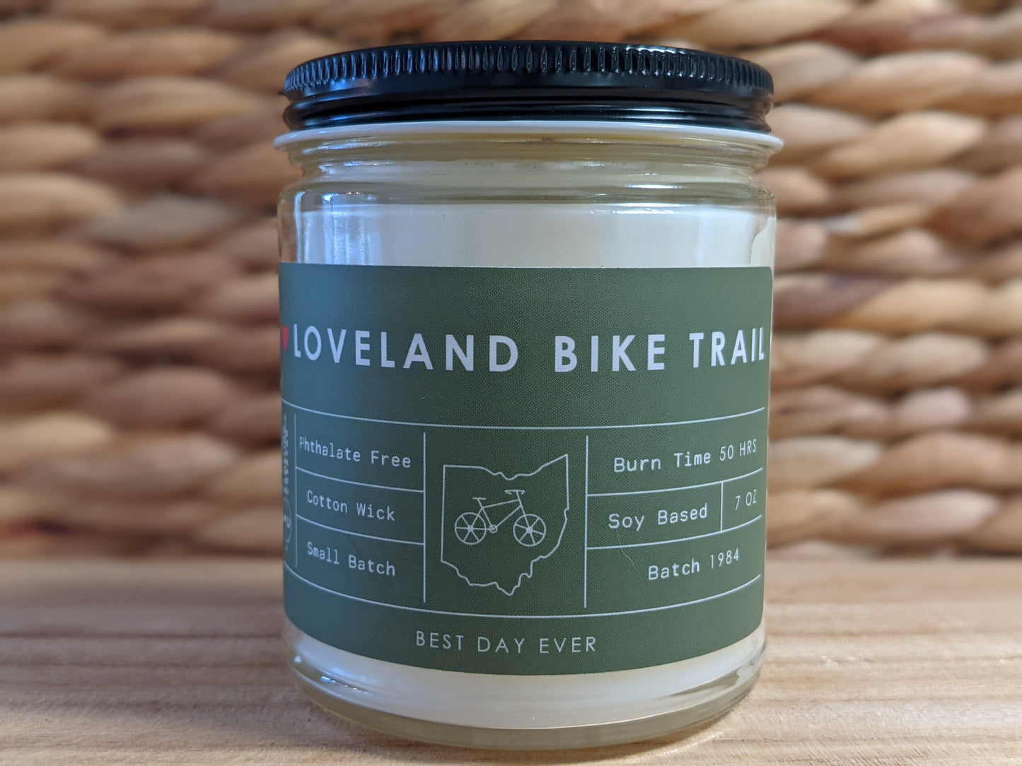 Loveland Bike Trail Candle