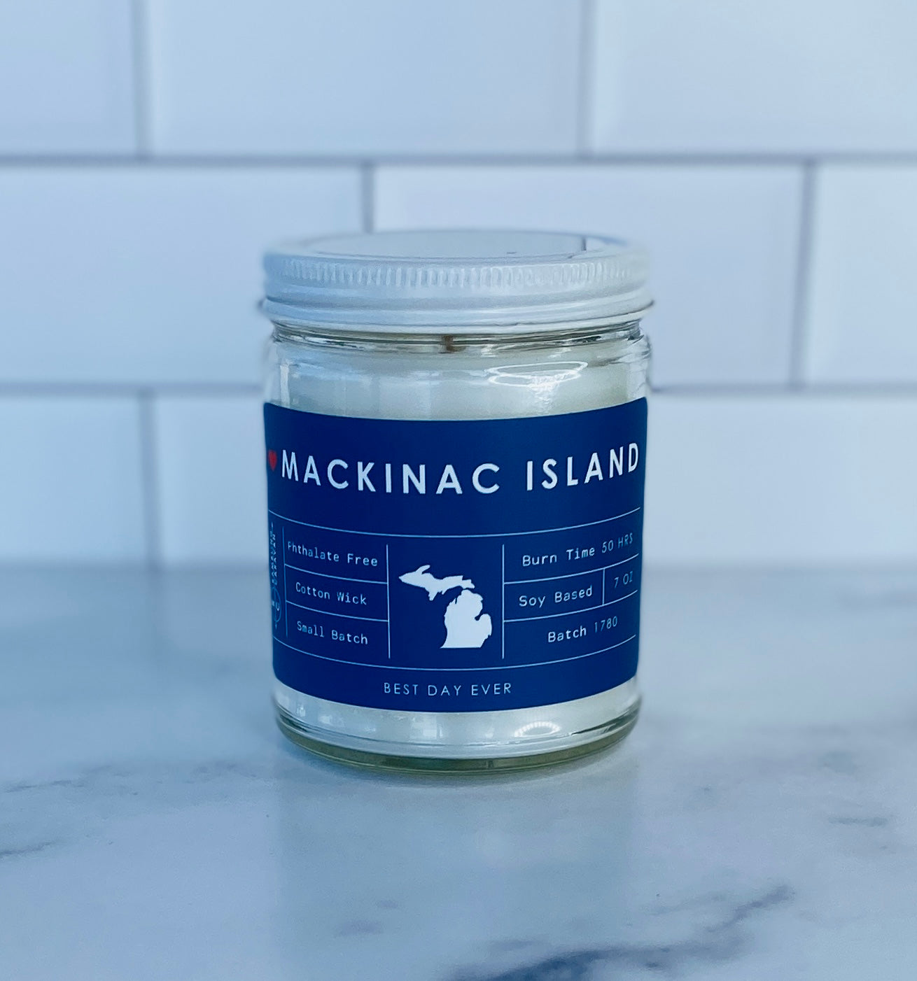 Mackinac Island, MI Candle