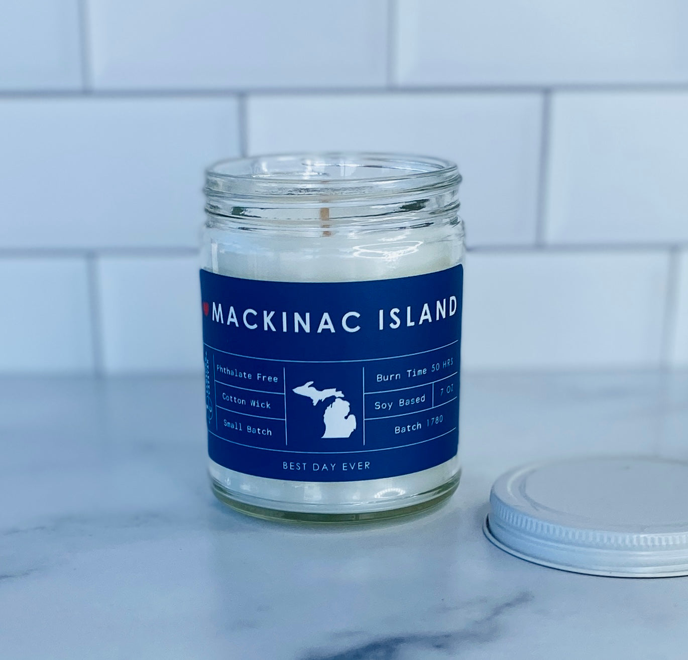 Mackinac Island, MI Candle