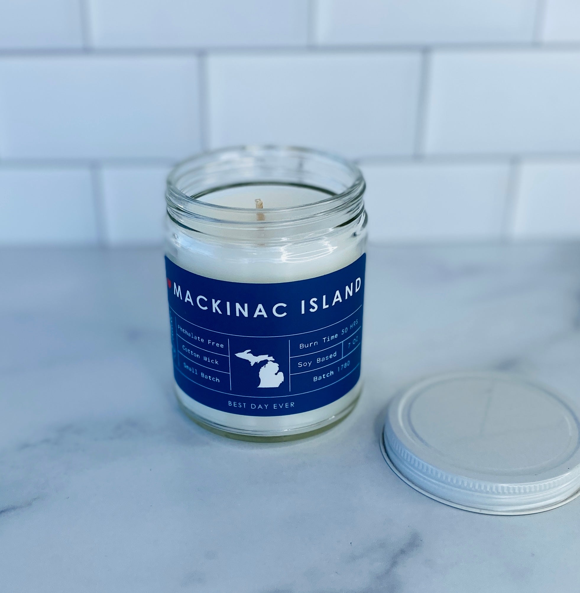 Mackinac Island, MI Candle