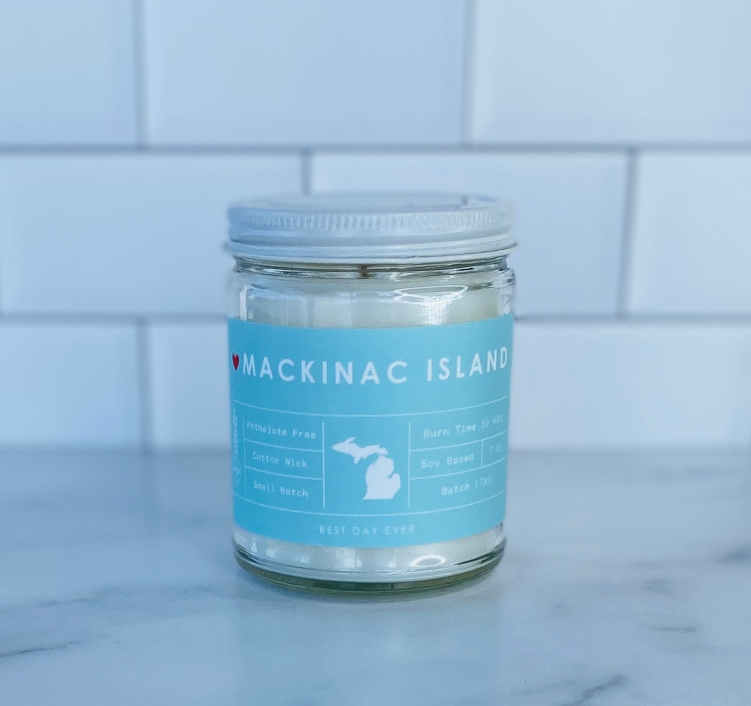 Mackinac Island, MI Candle