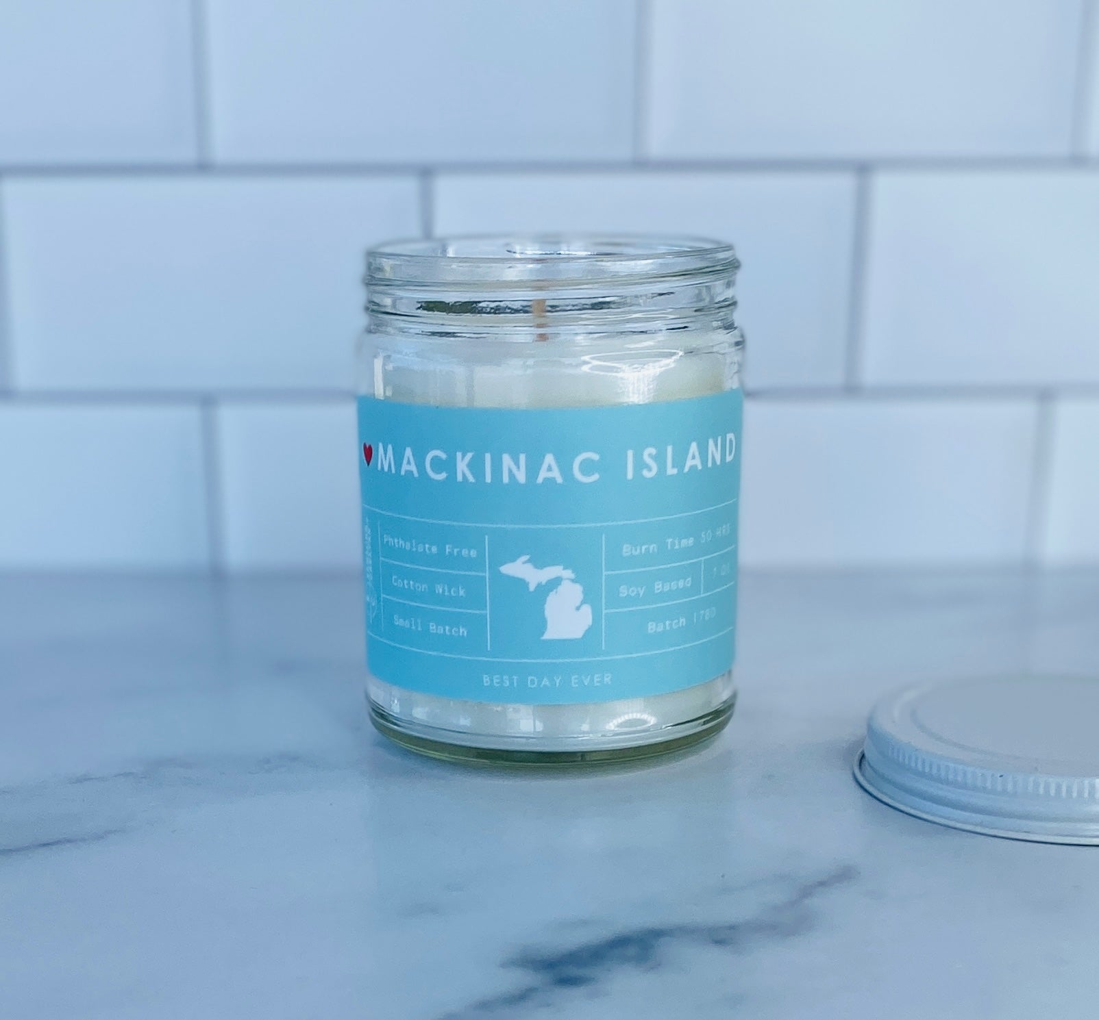 Mackinac Island, MI Candle