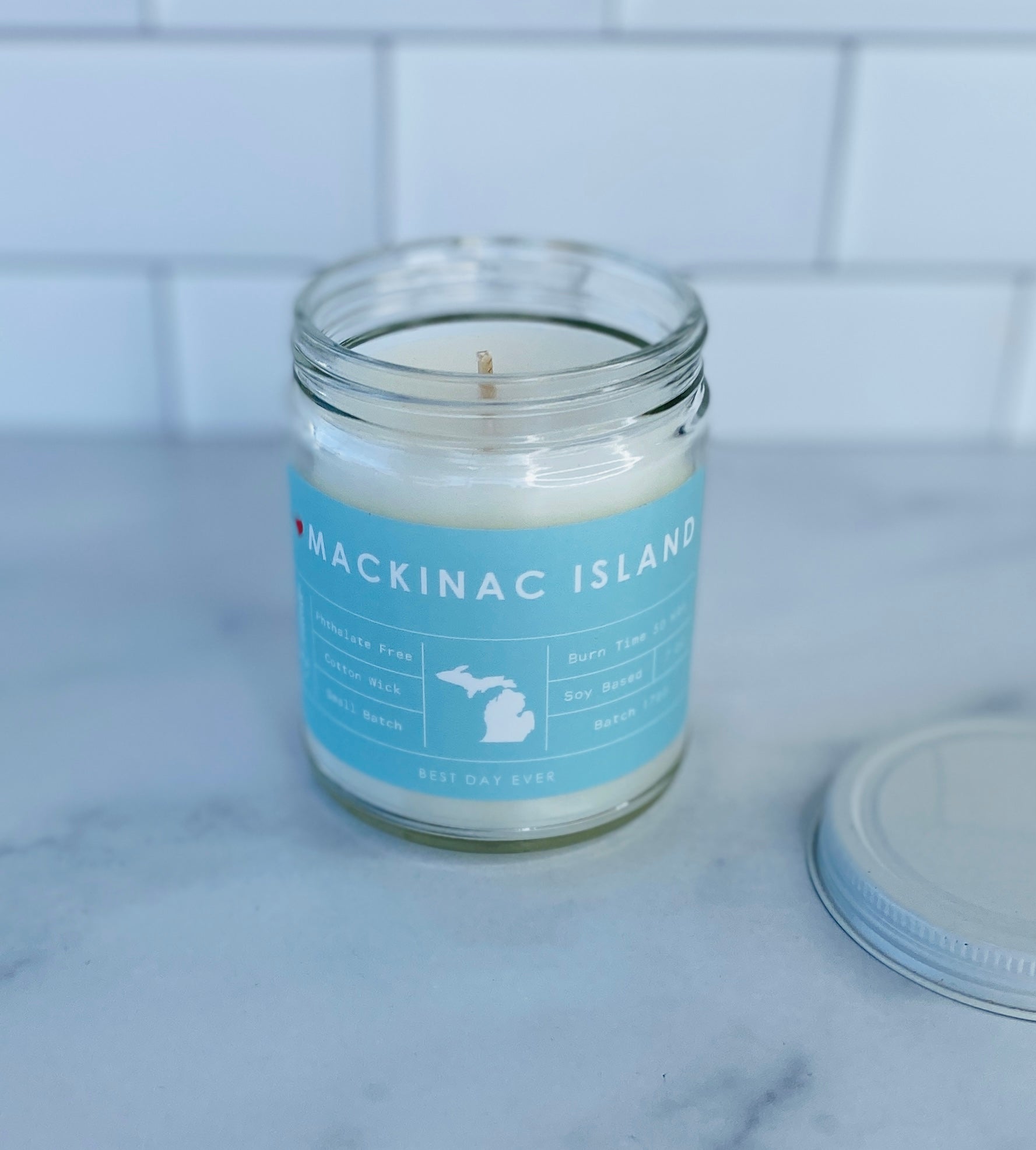 Mackinac Island, MI Candle