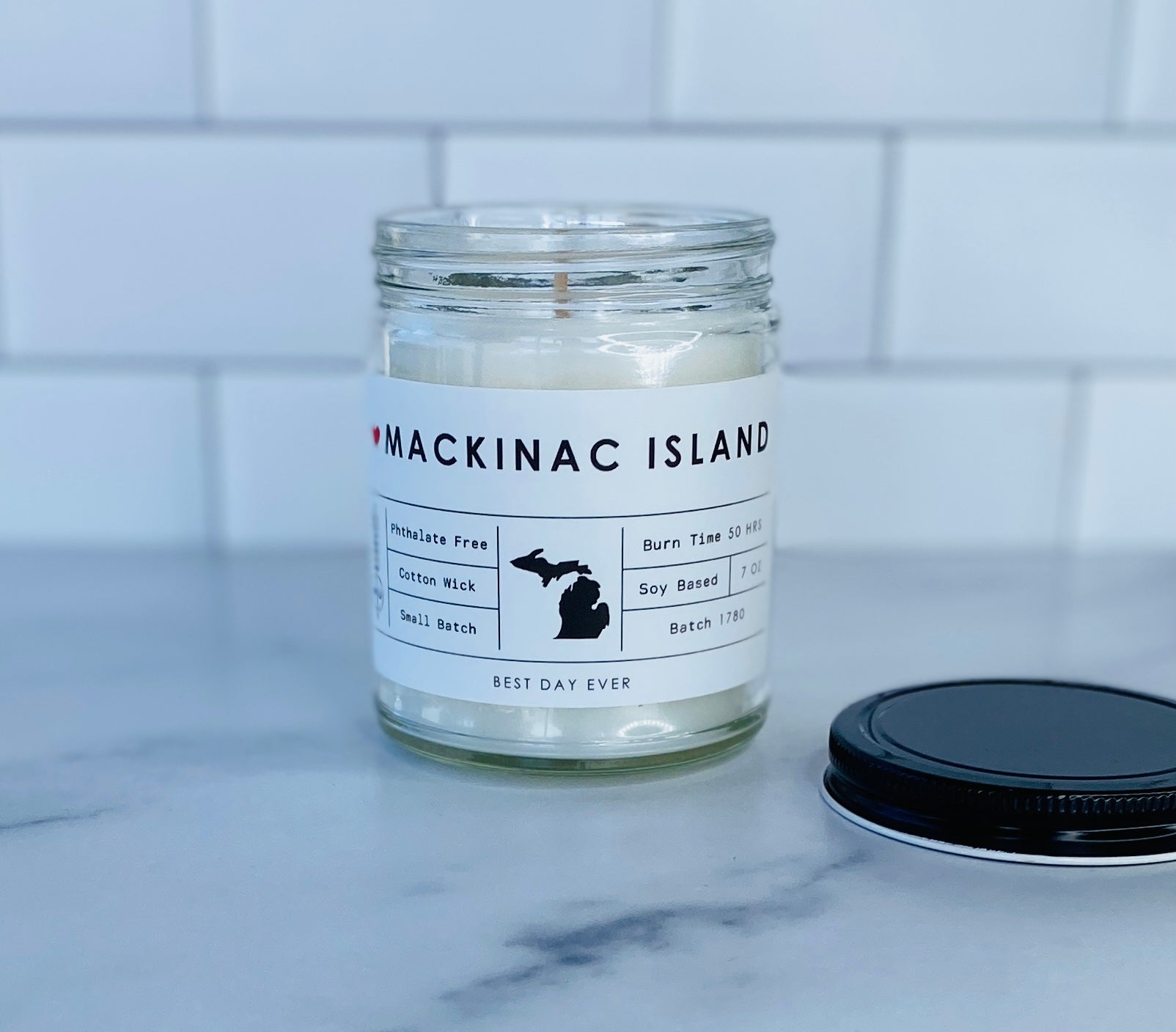 Mackinac Island, MI Candle