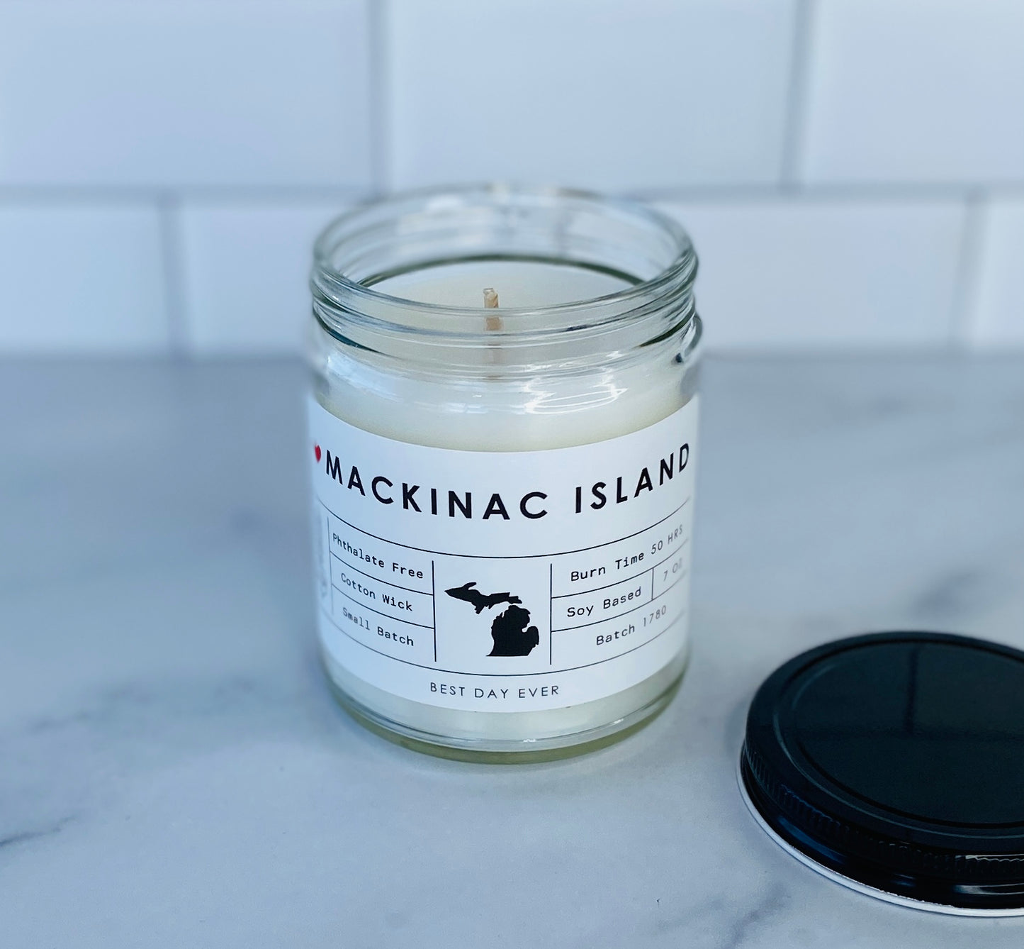 Mackinac Island, MI Candle