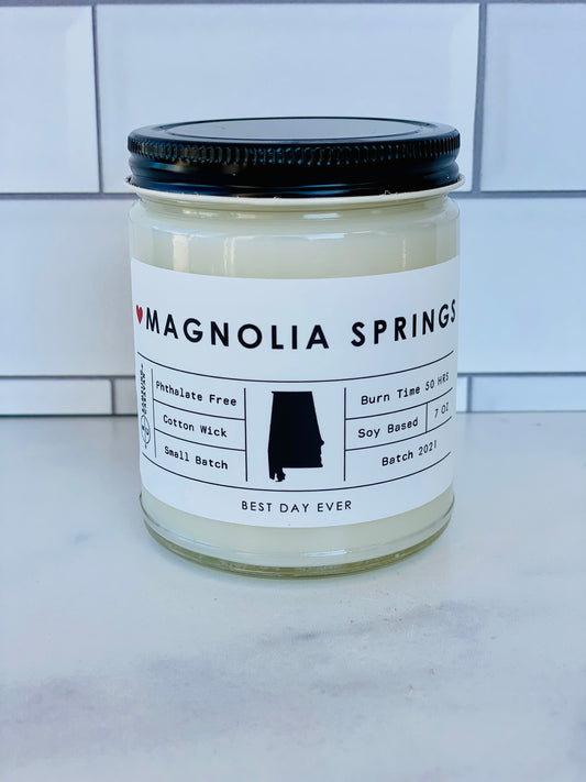 Magnolia Springs, AL Candle