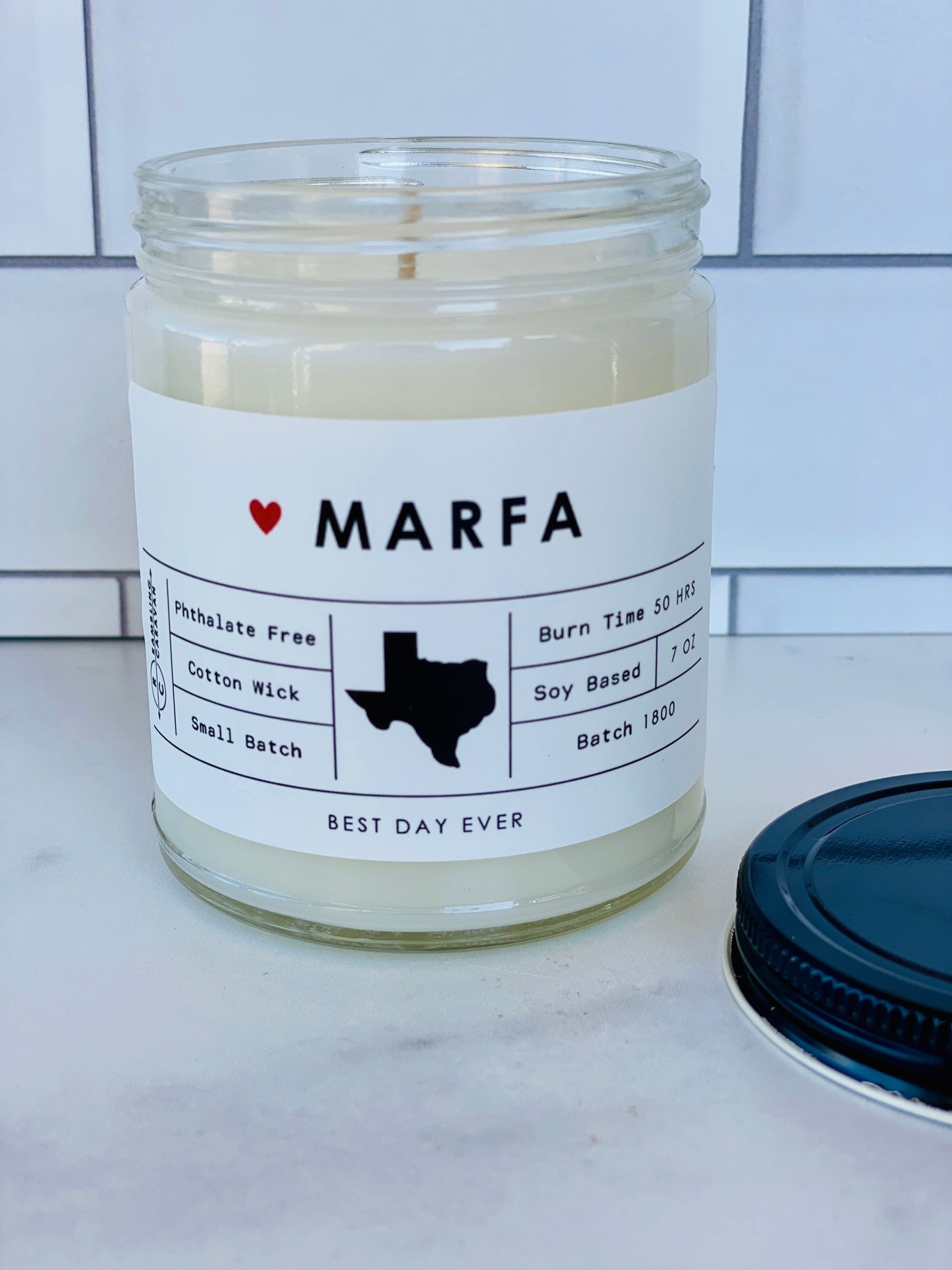 Marfa, TX Candle