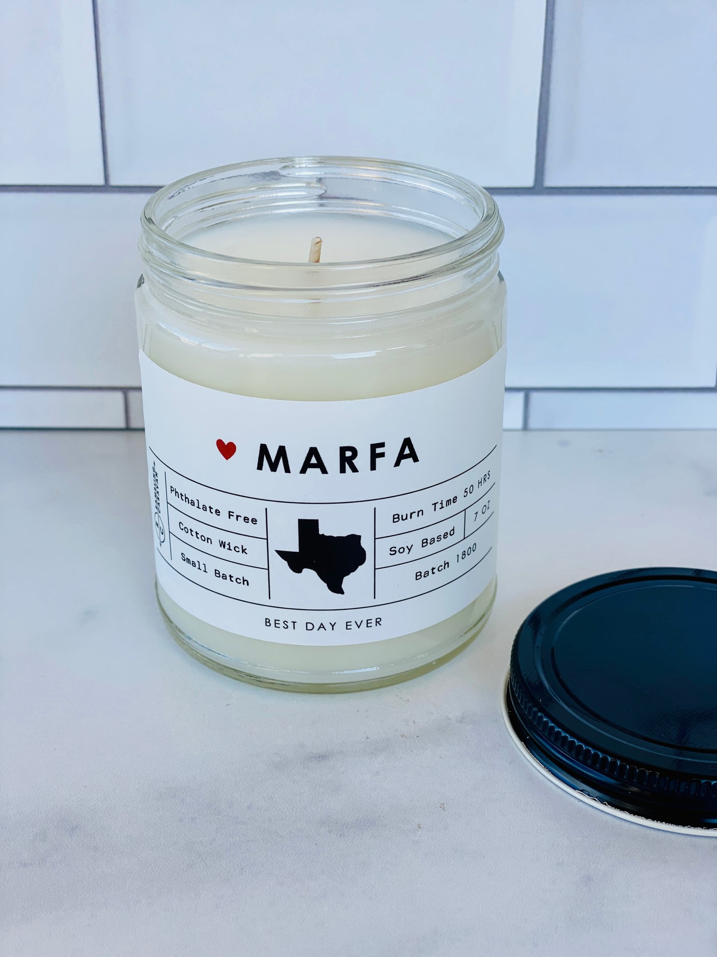 Marfa, TX Candle