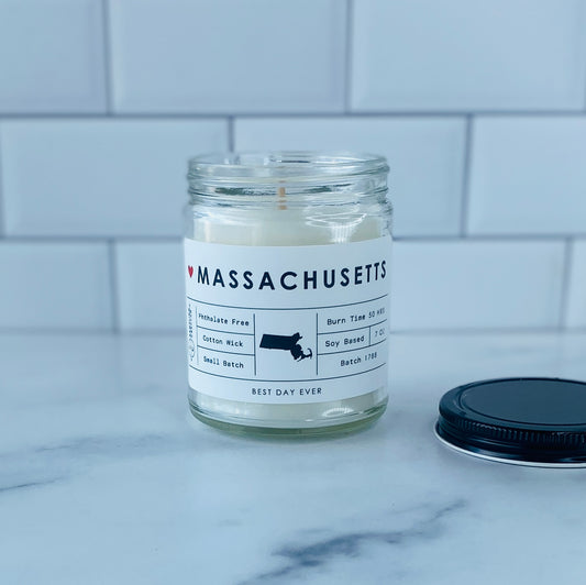 Massachusetts Candle